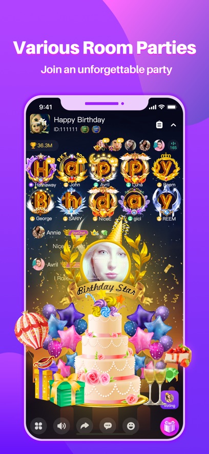 StarChat-Group Voice Chat Room