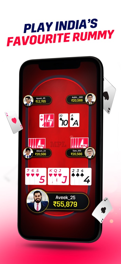 Rummy, Poker, Ludo Games: MPL