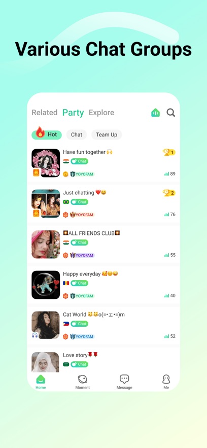YoYo - Voice Chat Room