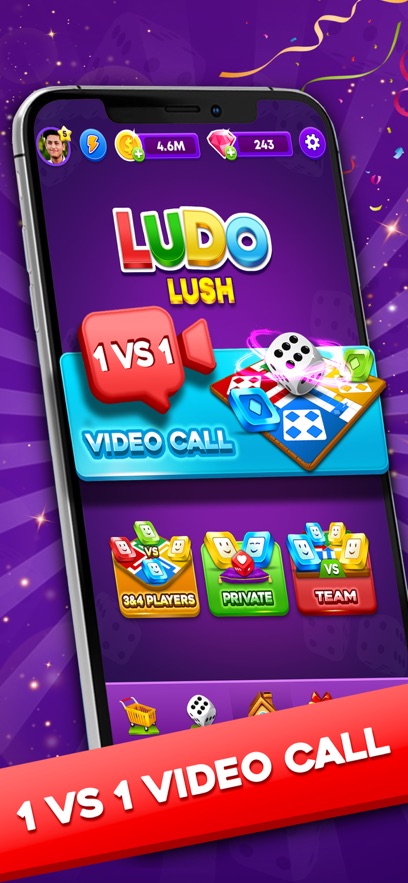 Ludo Lush-Ludo with Video Chat