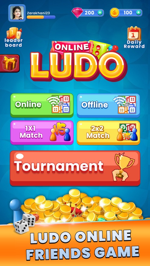 Multiplayer Ludo Game Online